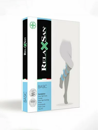 Lange Socken mit leichter vorbeugender Kompression (12-17 mmHg) RelaxSan 750 70 den