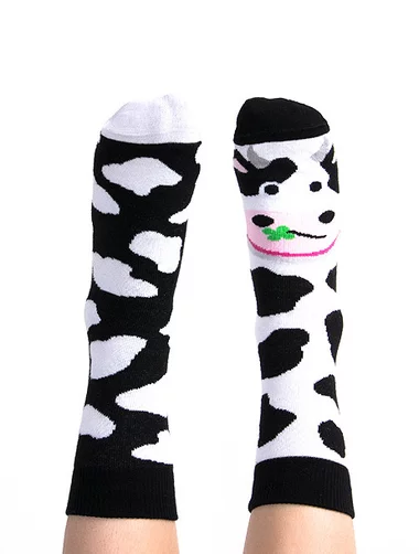 Lustige Baumwoll-Kindersocken mit Nanushki Holy Cow Kids