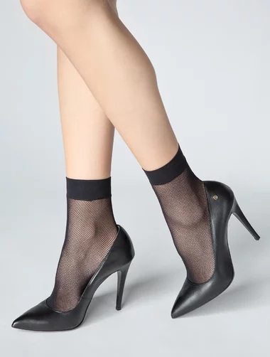 Marilyn Forte kleine kurze Netzsocken 032