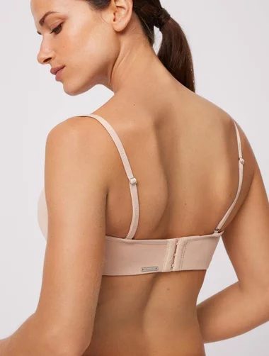 Schwamm-Bandeau-BH mit Bügel und vorgeformten Körbchen Ysabel Mora 10123