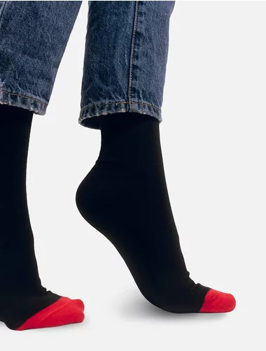 Schwarze socken aus Bio-Baumwolle Kabak Chernozem