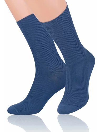Steven S018 druckfreie gestreifte Socken