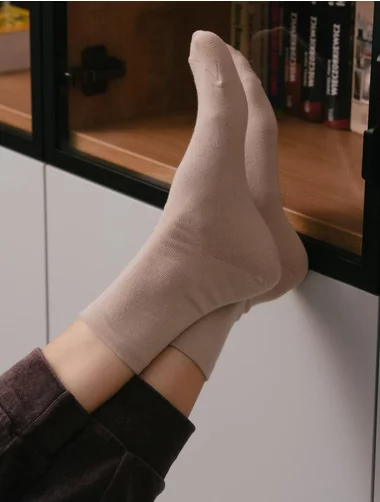 Steven S037 schlichte Baumwollsocken