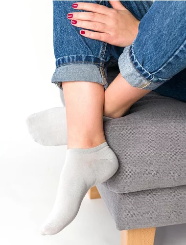 Unsichtbare Baumwollsocken Steven Invisible S007