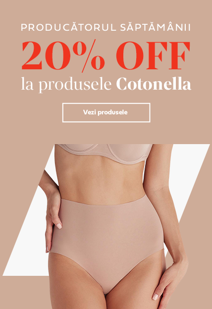 14 - 20 IULIE | 20% OFF la toate produsele Cotonel