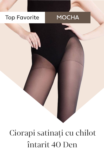 Ciorapi satinati cu chilot intarit Fiore Nina 40 d