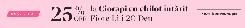 22 - 24 MARTIE | Best Deal 25% OFF la Ciorapi cu c