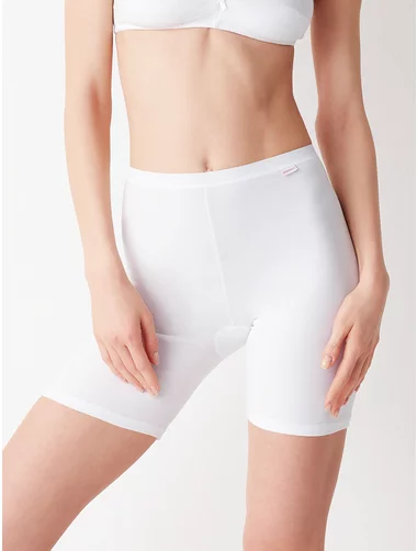 Boxeri lungi pe picior bumbac cu talia inalta Cotonella 8018 0001