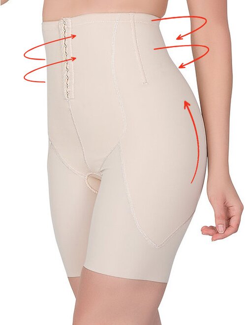 Chiloti boxeri laser-cut cu corset modelator Shapewear 2832