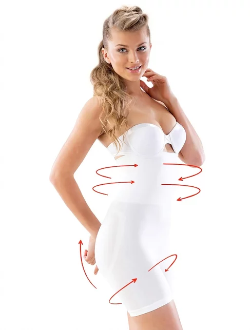 Chiloti boxeri modelatori cu talie inalta dublu intarita si silicon Shapewear 2014