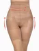 Chiloti boxeri modelatori microfibra cu talia inalta sub sani Annes Super Slim 140 den
