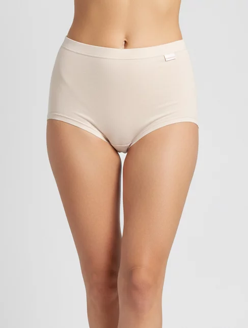 Chiloti clasici bumbac si modal cu talia inalta Cotonella ADD08 0001