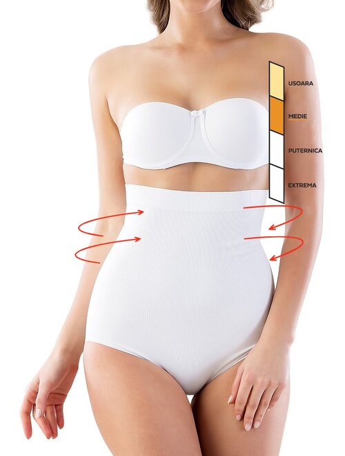 Chiloti clasici modelatori cu talie inalta si silicon Shapewear 2008