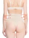 Chiloti tanga modelatori cu talie dublu intarita si silicon Shapewear 2020