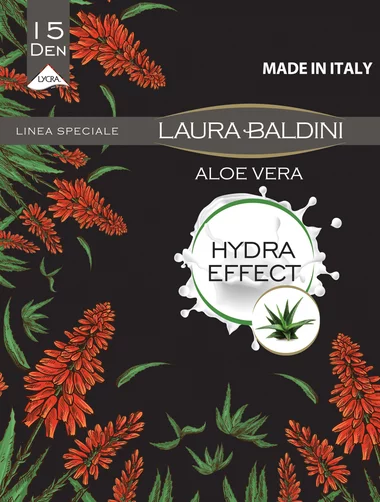 Ciorapi cu aloe vera si efect de hidratare Laura Baldini Aloe Vera 15 den
