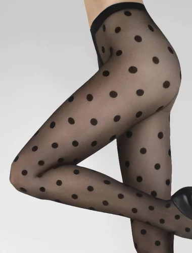 Ciorapi cu buline negre Gatta Funny 07 20 den