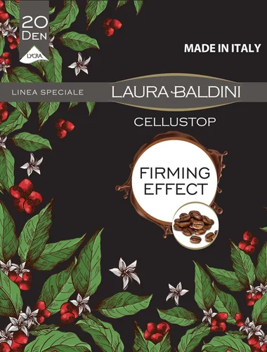 Ciorapi cu extract de cafeina si efect anticelulitic Laura Baldini Cellustop 20 den