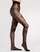 Ciorapi imitatie plasa marunta cu model floral Fiore Sharon 30 den