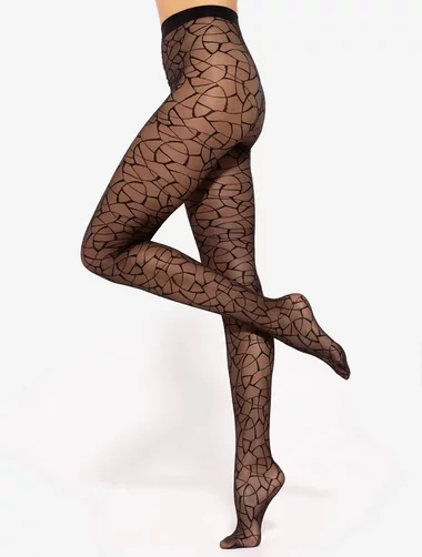 Ciorapi cu model geometric Gatta Mosaica 01 20 den