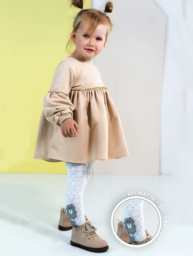 Dresuri copii vascoza 3D si aplicatii jucause Knittex Kira 100 den