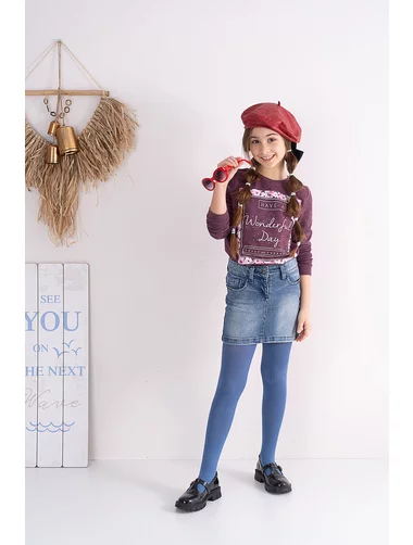 Dresuri copii vascoza colorati Knittex Agatka 100 den