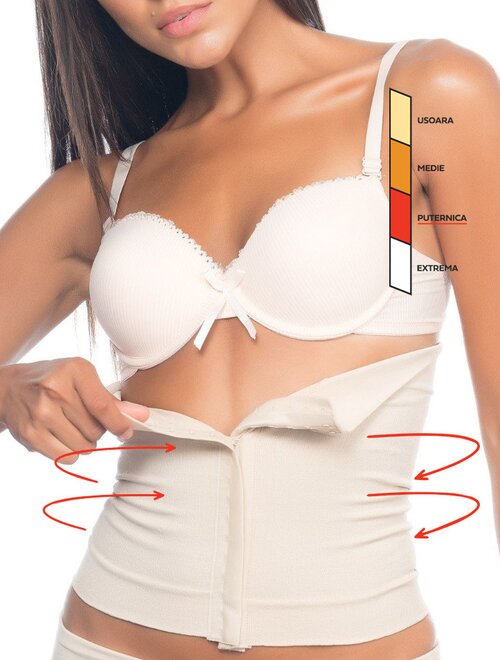 Corset modelator cu inchidere mos-baba Shapewear 2026