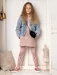 Dresuri copii roz cu animal print Knittex Leo 40 den