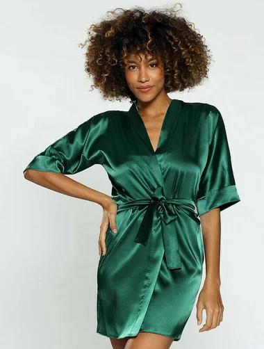 Halat verde satin Dkaren Podomka 90