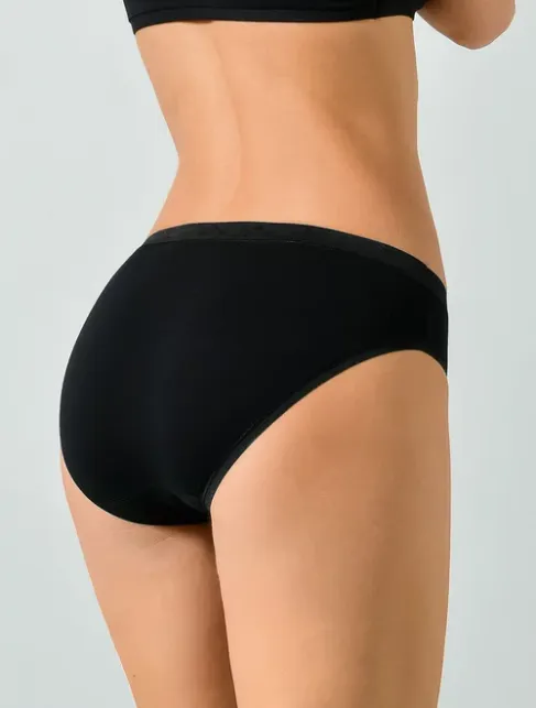 Chiloti clasici bumbac cu talia joasa Cotonella AD739 0001