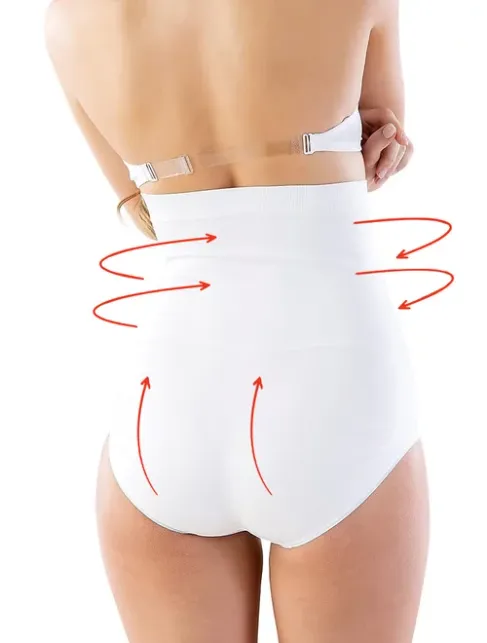 Chiloti clasici modelatori cu talie inalta si silicon Shapewear 2008
