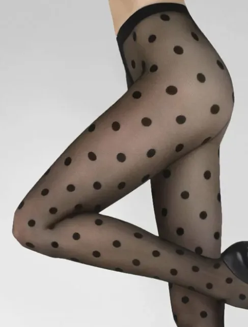 Ciorapi cu buline negre Gatta Funny 07 20 den