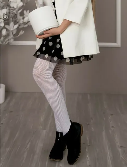 Dresuri copii cu model tip mesh Knittex Salsaya Junior 30 den