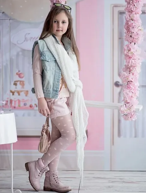 Dresuri copii cu buline Knittex Lora 20 den