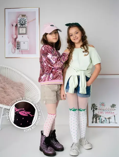 Dresuri copii imitatie jambiere Knittex Fresa 50 den