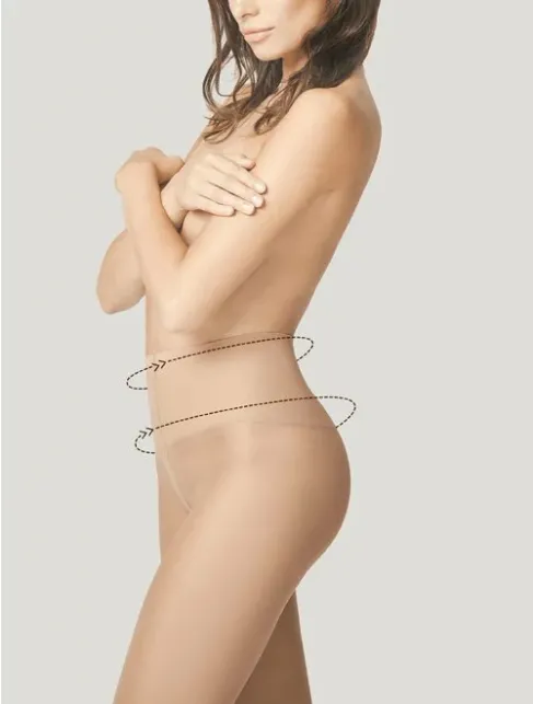 Ciorapi modelare abdomen cu ioni de argint Fiore Fit Control 20 den