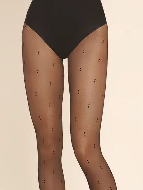 Ciorapi negri cu buline Gabriella 491 Dots 20 den
