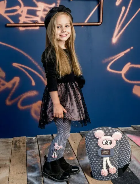 Dresuri copii vascoza cu model si cu aplicatii jucause Knittex Mirabelle 50 den
