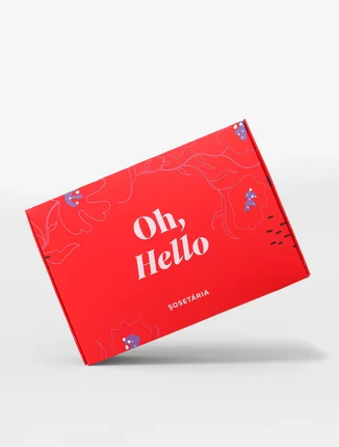 Cutie personalizata pentru cadou Sosetaria