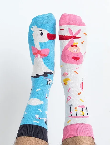 Sosete colorate Nanushki Tony Stork It's a Girl