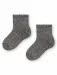 Sosete bebelusi bambus negre cu fir metalizat Steven S145-006