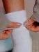 Sosete simple flausate cu margine intoarsa Steven S110