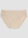 Set 2 perechi chiloti clasici bumbac cu talia joasa si dantela Cotonella GD129 0002