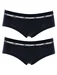 Set 2 perechi chiloti clasici bumbac cu talia joasa si dantela Cotonella GD168 0002