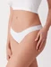 Set 3 perechi chiloti brazilieni bumbac cu talia joasa si dantela Cotonella GD292 0003