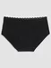 Set 3 perechi chiloti clasici bumbac cu talia medie si dantela Cotonella GD293 0003