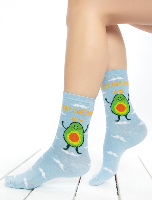 Sosete amuzante cu avocado brogetti brg438