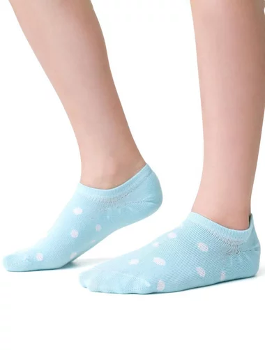 Sosete bebelusi bambus scurte cu buline Steven S152-033