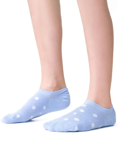 Sosete bebelusi bambus scurte cu buline Steven S152-034