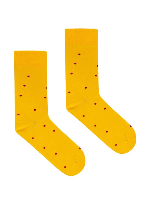 Sosete bumbac organic galbene Kabak Lemon Socks