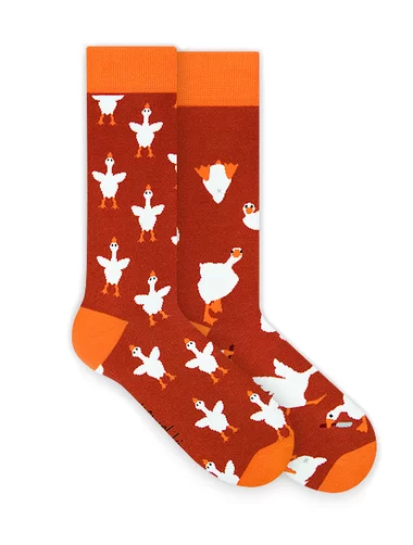 Sosete colorate amuzante Nanushki White Boy